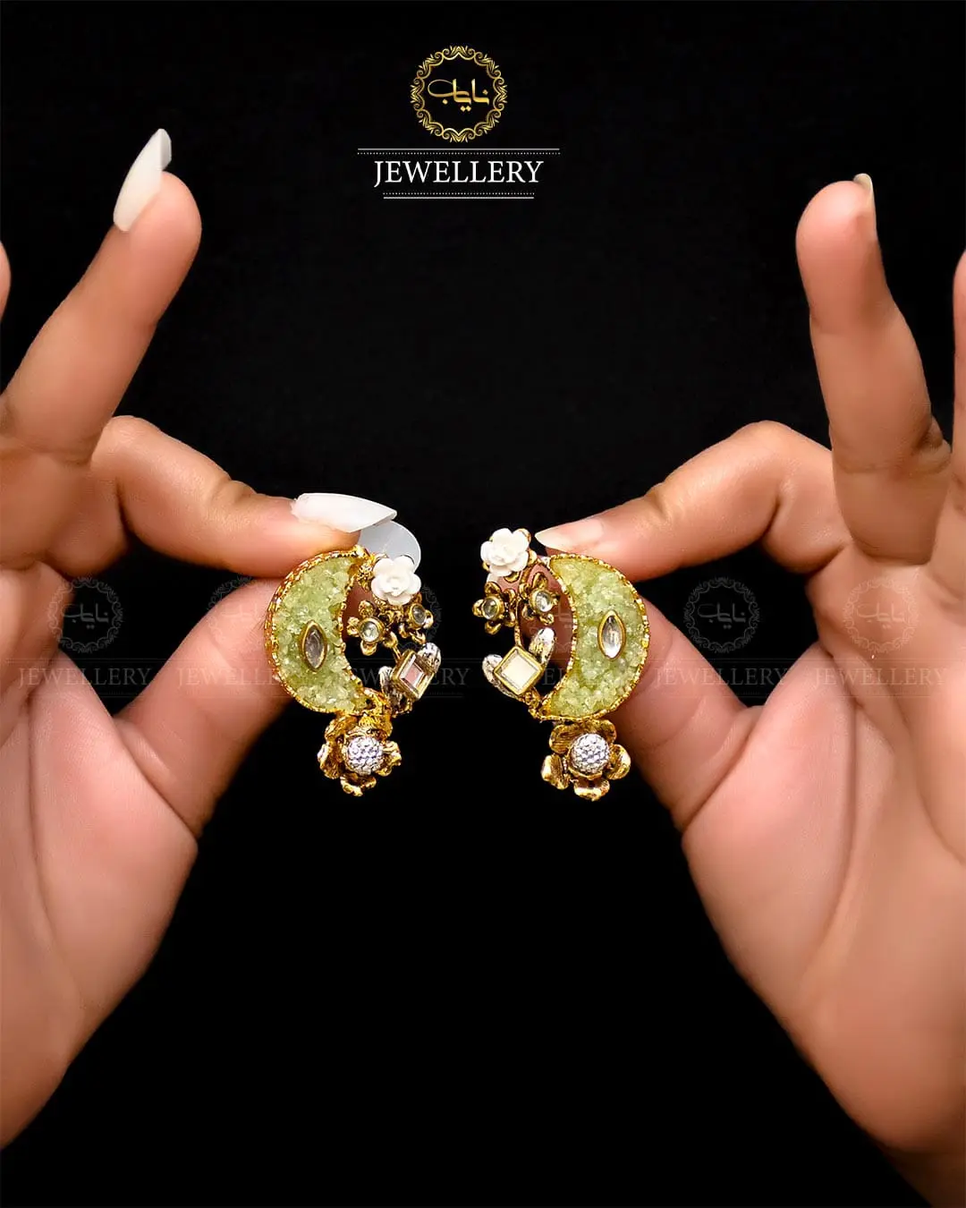 Crush Chand Bali  NJ -1724 - Image 11