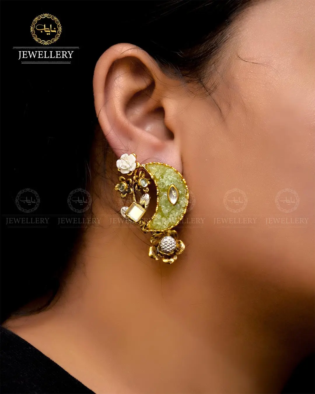 Crush Chand Bali  NJ -1724 - Image 13
