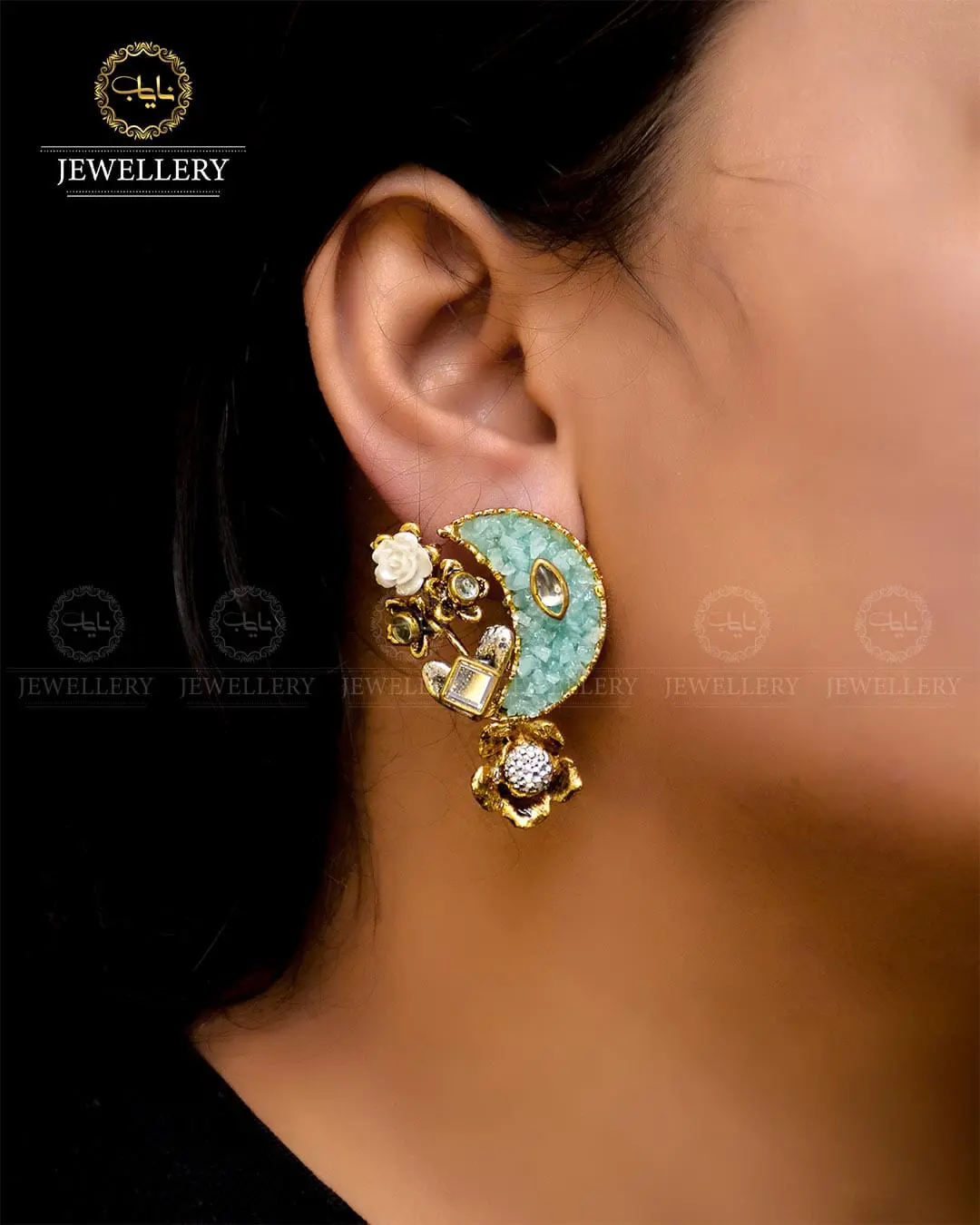 Crush Chand Bali  NJ -1724 - Image 8