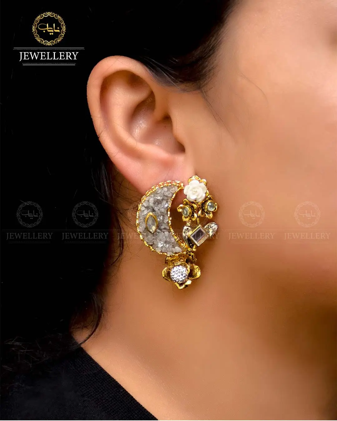 Crush Chand Bali  NJ -1724 - Image 9