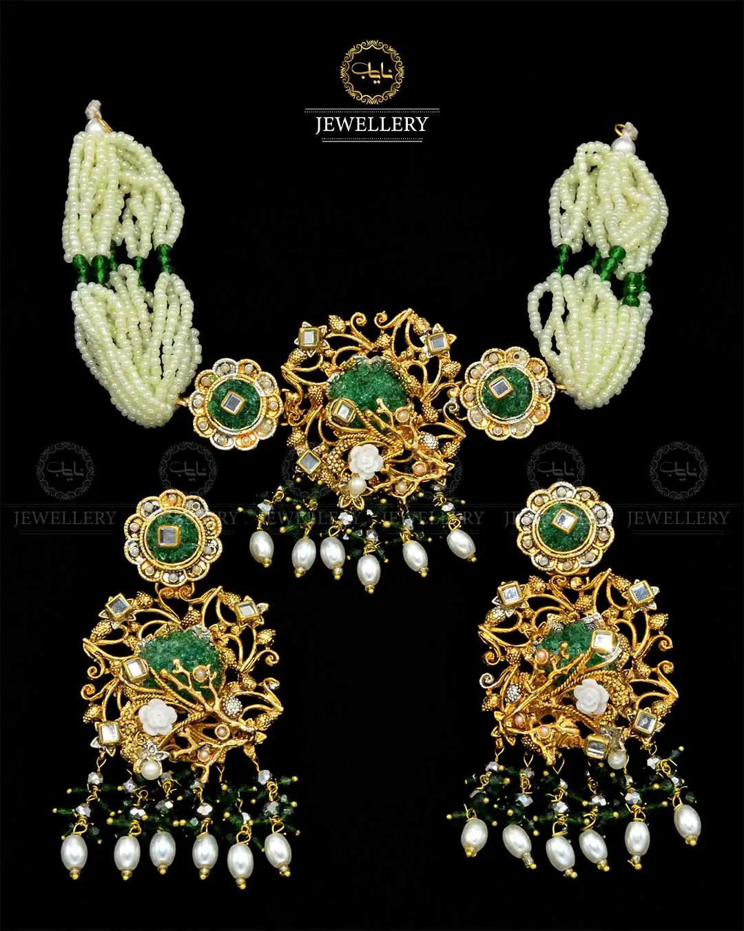 Designer crush Chokar set NJ-1883 - Image 3