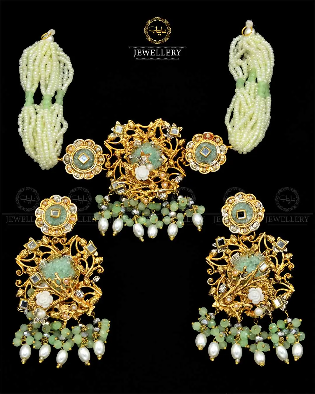Designer crush Chokar set NJ-1883 - Image 5