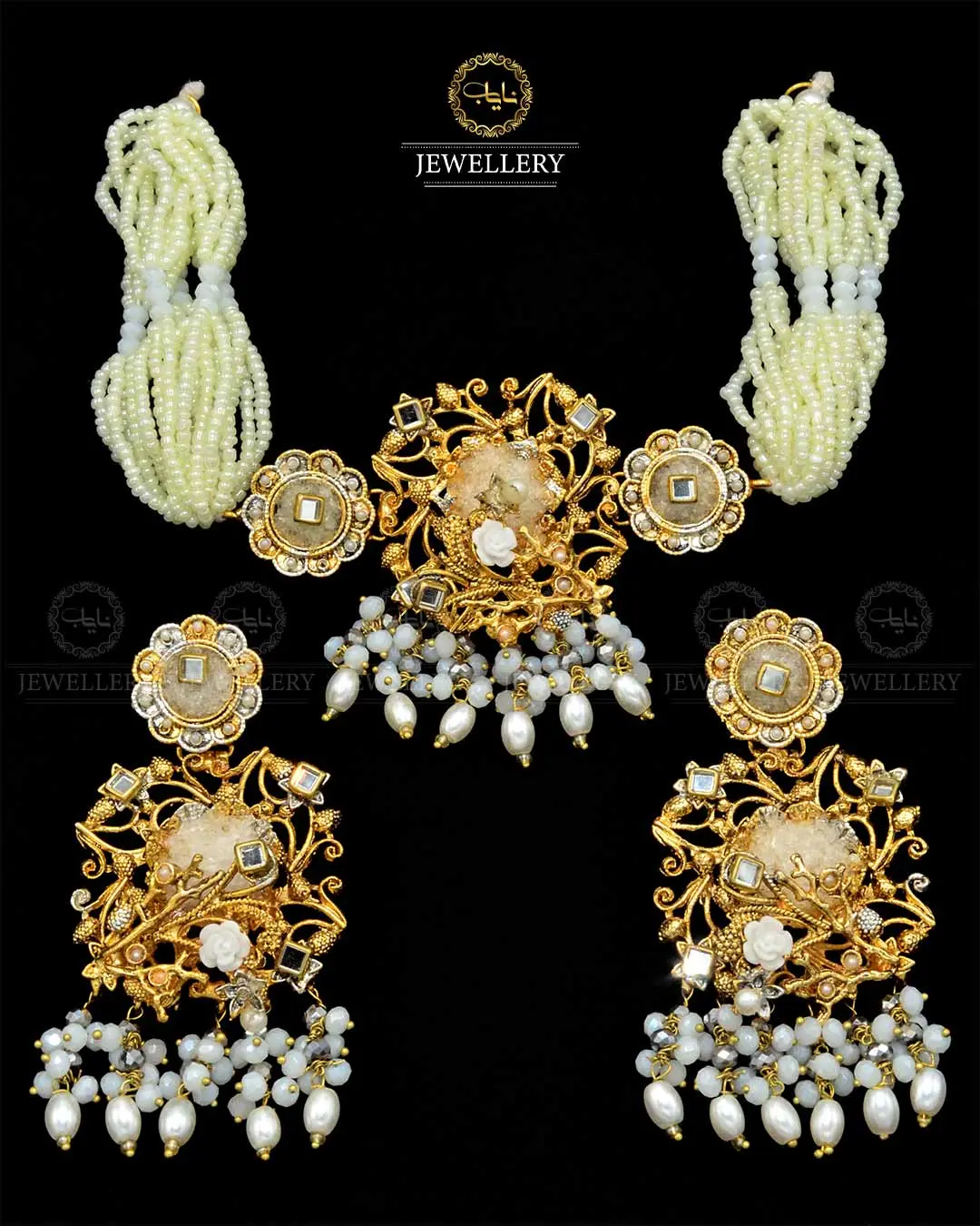 Designer crush Chokar set NJ-1883 - Image 6