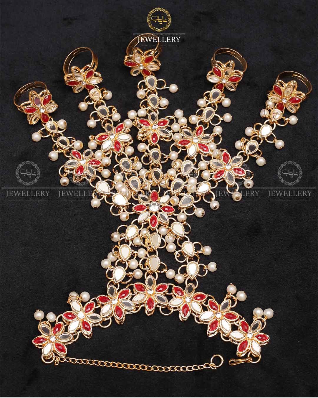 Kundan Bridal Panja-2211-Golden - Image 5