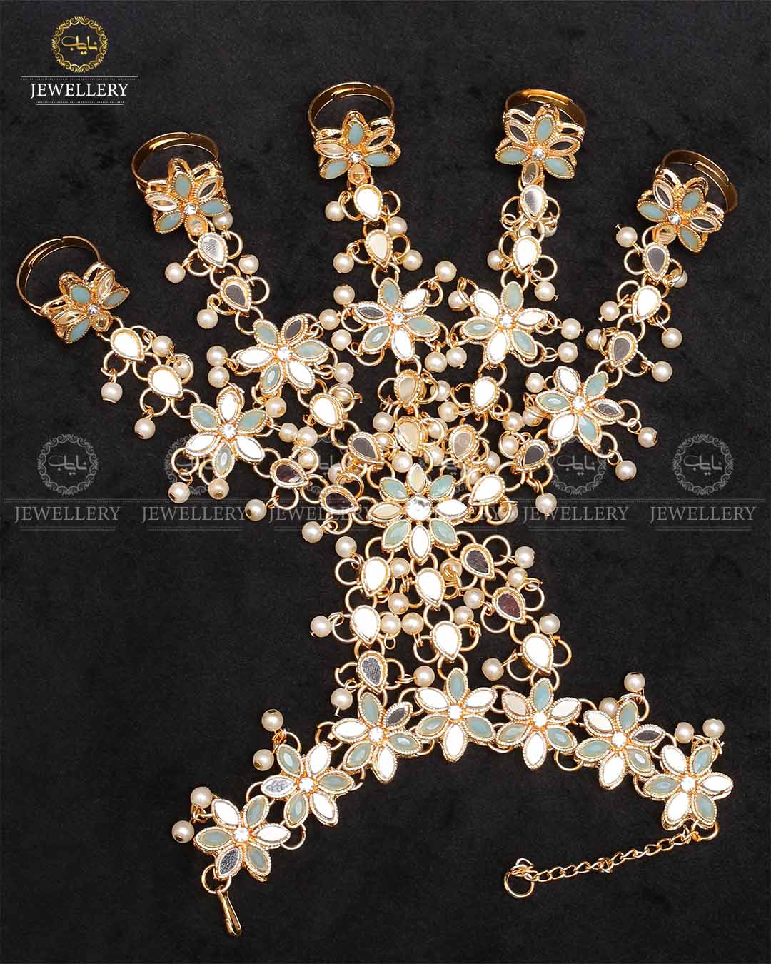 Kundan Bridal Panja-2211-Golden - Image 6