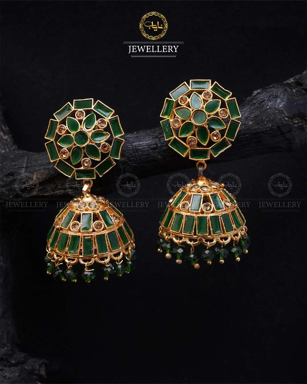 Kundan Jhumki  -2033-G - Image 10