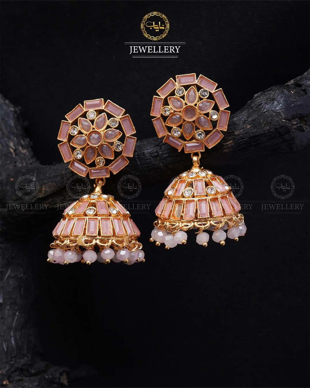 Kundan Jhumki  -2033-G - Image 4