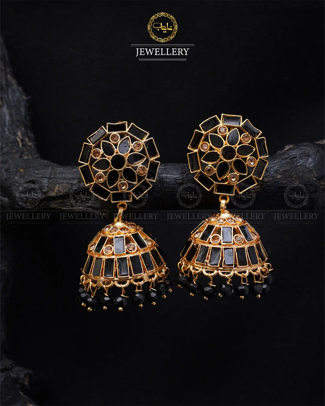 Kundan Jhumki  -2033-G - Image 7