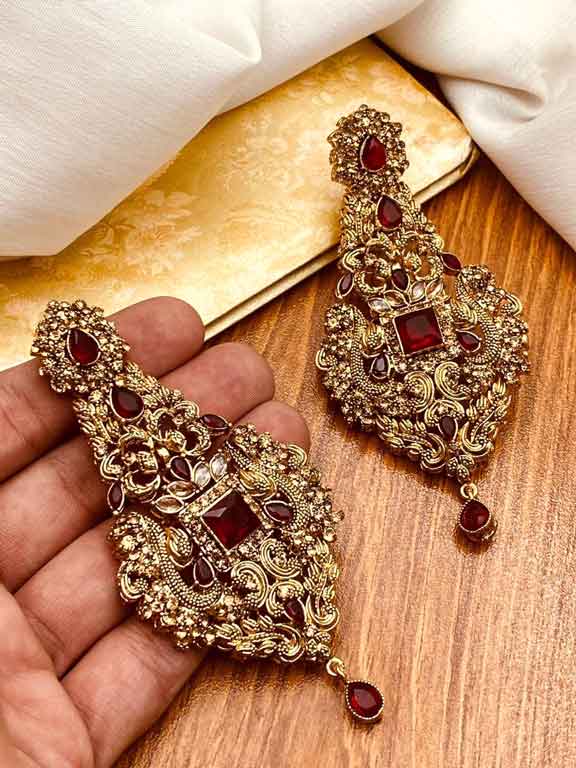Egyptian Earrings  NJ-1419 - Image 3