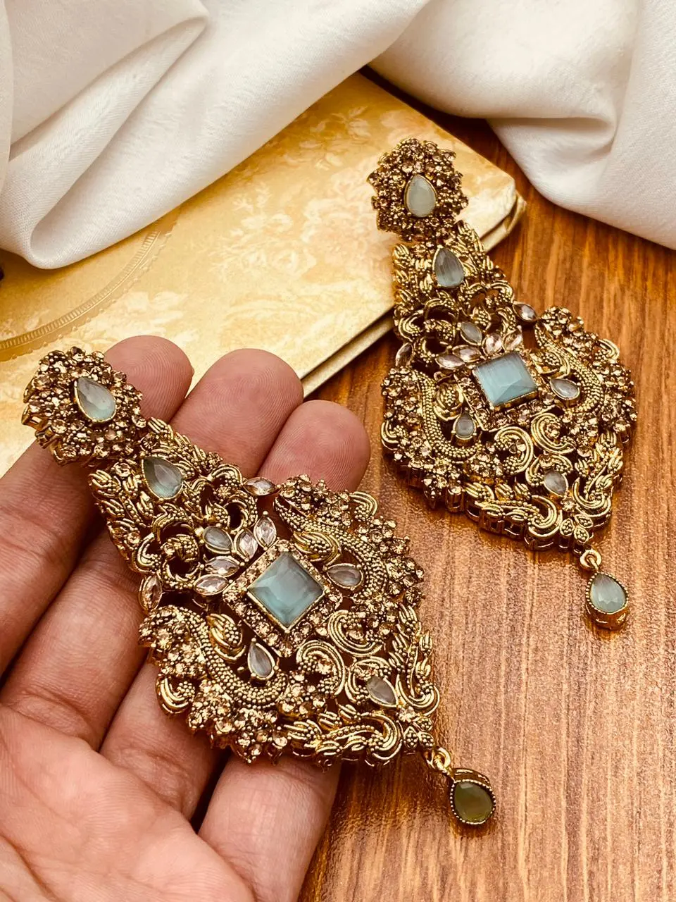 Egyptian Earrings  NJ-1419 - Image 5