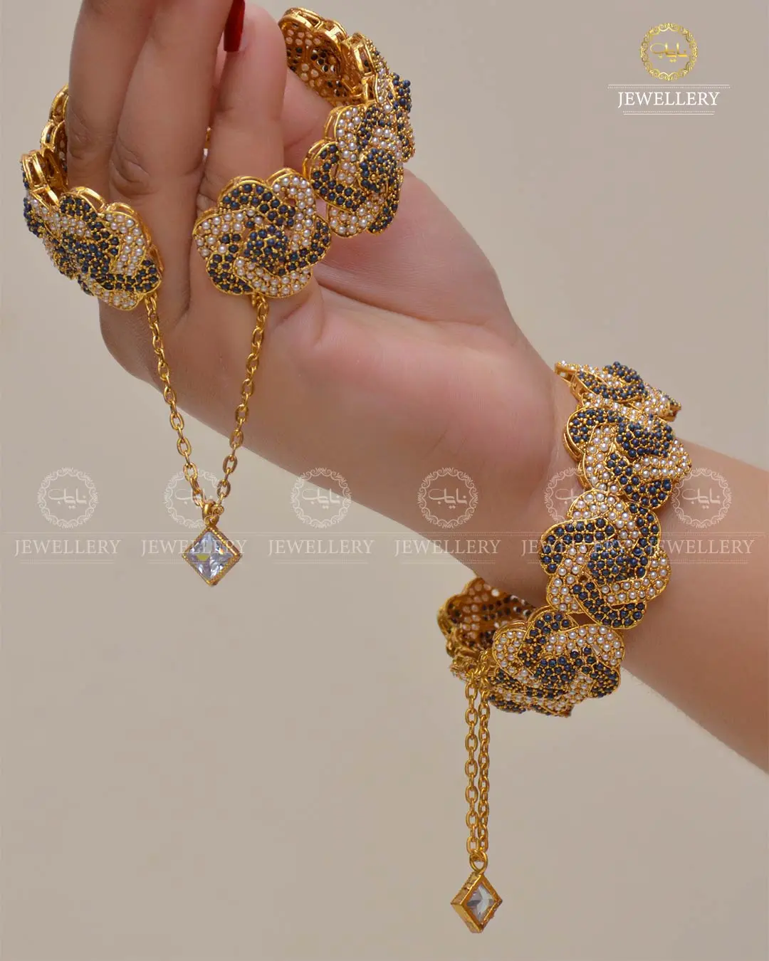 Signature Noratan Openable Bangles  NJ-1631 (Pair) - Image 7