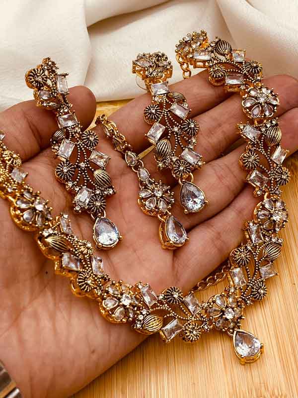 Turkish Necklace Set NJ-1528-G - Image 5