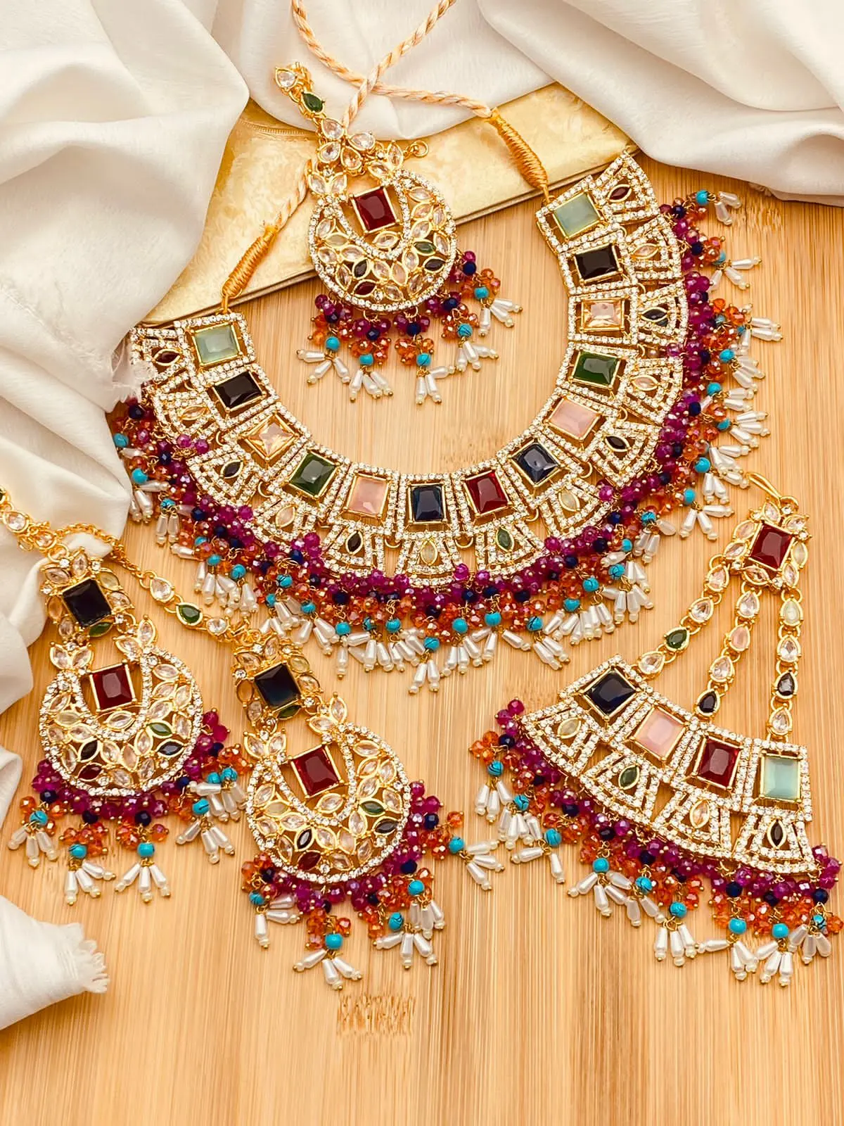 Zarcon Bridal Set NJ-1565 - Image 3