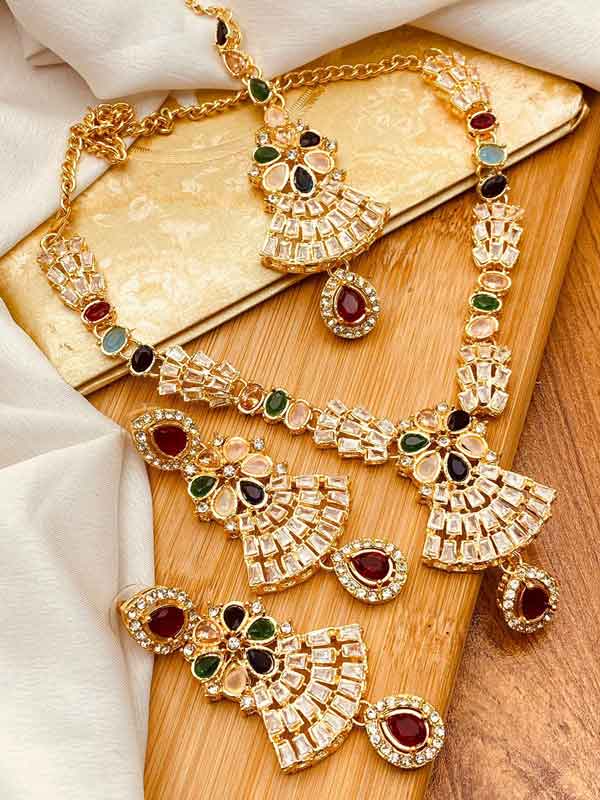 Zarcon Necklace Set NJ-1555-G - Image 3